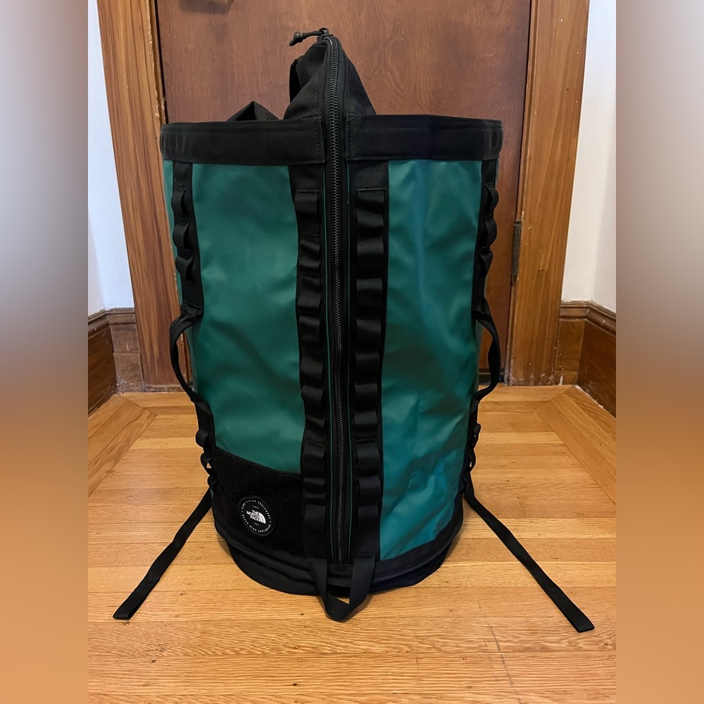 The North Face backpack duffel bag - forest green, new without tags